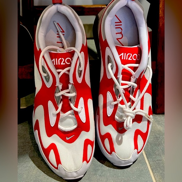 Red and white shoes size 11 nike max - Picture 1 of 3